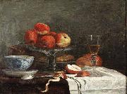 Nature Morte A La Pomme Eugene Boudin